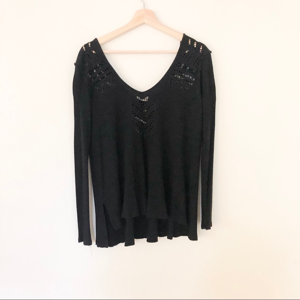 Free People We The Free V Neck Top